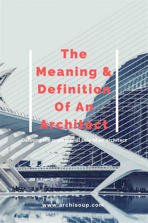 architect meaning in art